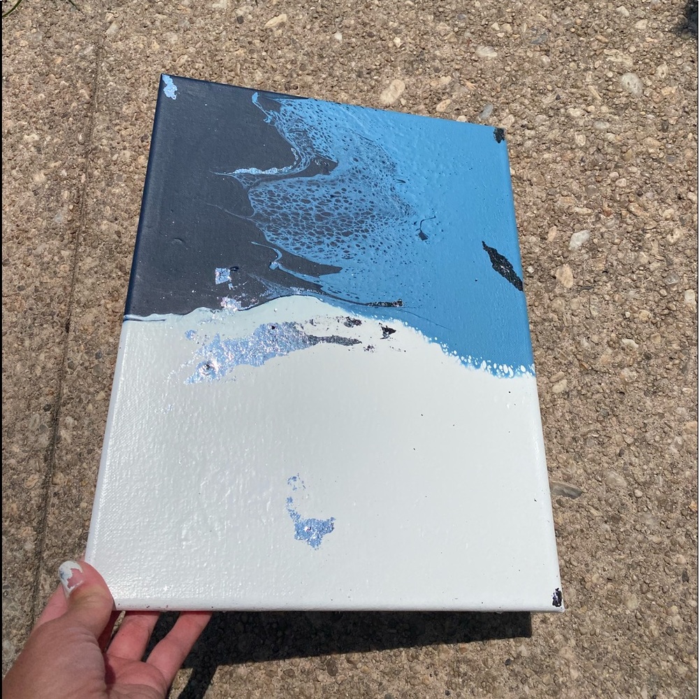 Original FluidArt Painting on Canvas - Picture 9 of 10